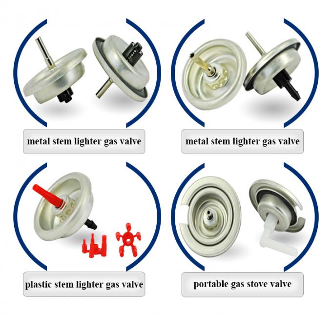 Stainless Steel Spring Gas Lighter Refill Valve Customizable