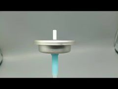 Metered aerosol valve