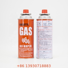 CMYK Printing Refill Small Butane Gas Canister 220g With Valve