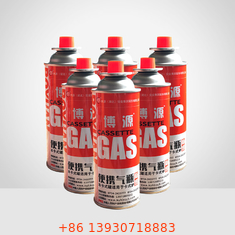 Dia 65mm  Camping Butane Gas Canister 400ml Butane Stove Canister
