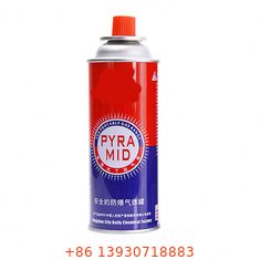 Customized 220g Refillable Butane Gas Stove Canister For Lanterns Cassette Stoves