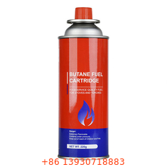 Outdoor Activities 227g Portable Butane Gas Cylinder Tinplate Material