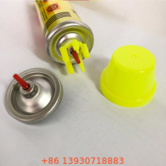 yellow Non Leakage Butane Gas Lighter Refill For Candle Lighting