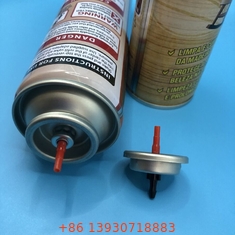 Soltted Housing Gas Lighter Refill Valve with Buna Inner Gasket for Metal And Plastic