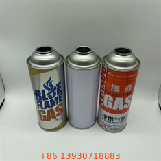 Straight Wall Butane Gas Vessel with Customized Logo and Custom Design