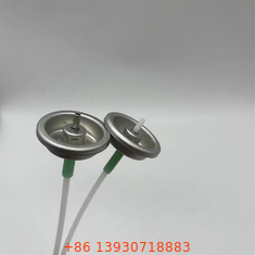 Button Actuator Aluminum Aerosol Valve with Mist Spray Pattern in 50-200mcl Rates