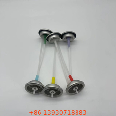 Aluminum Button Actuator Metered Aerosol Valve for Gasket Sealing