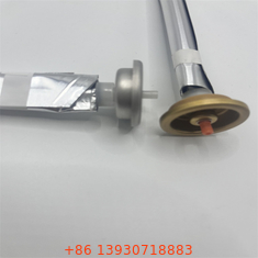 Customized Capacity Silver Cylinder Aerosol Bag On Valve With Leak Proof Plastic