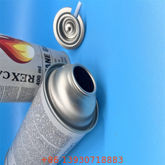 Portable Butane Gas Stove Valve with a High-Visibility Red Protective Cap