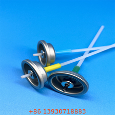 Single Use Metered Aerosol Valve Spray Rate 50/75/100/120/150/200mcl With Aluminum Body And Gasket Seal
