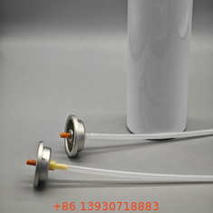 Smooth-acting Shaving foam valve for luxury shaving kits with ergonomic foam control
