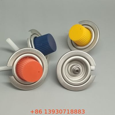 Compact Butane Refill Valve For Portable Tinplate Gas Cartridges