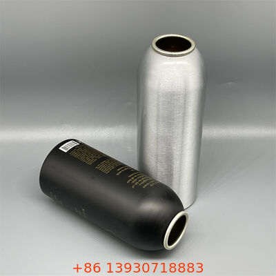 Aluminum Aerosol Canister with Smooth External Surface for Printing and Seamless Leak-Proof Infinitely Recyclable Construction