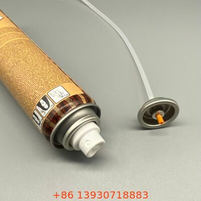 Dry Shampoo Aerosol Spray Valve with Ultra-Fine Mist Nozzle for Residue-Free Performance and 360-Degree Operation