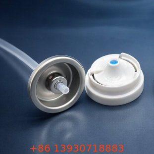 One Inch Aerosol Dispensing Valve with Plastic Actuator and Adjustable Nozzle for Deodorant Spray Applications