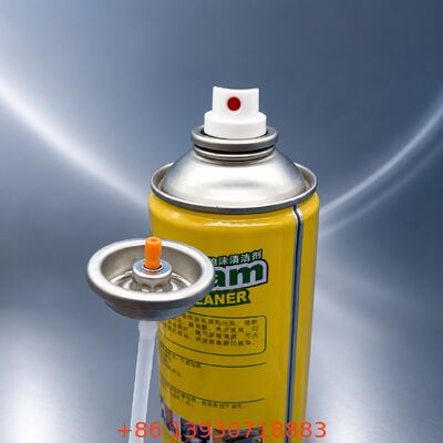 Rich-Lather Aerosol Foam Cleaner Valve with Cling Foam Technology, Chemical-Resistant Materials, and High-Density Foam