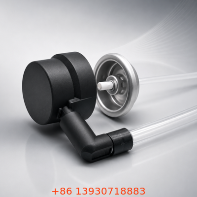 One-inch Aerosol Tire Inflator Valve with Tinplate Construction and Quick Connect Coupler for Automotive Maintenance