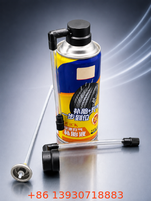 One Inch Aerosol Dispensing Valve and Actuator Assembly with Tinplate Construction and OEM Customization for Tire Repair