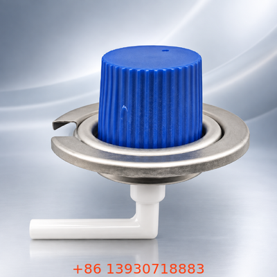 1-Inch Tinplate Butane Gas Valve for Controlled Dispensing with Multi-angle Operation