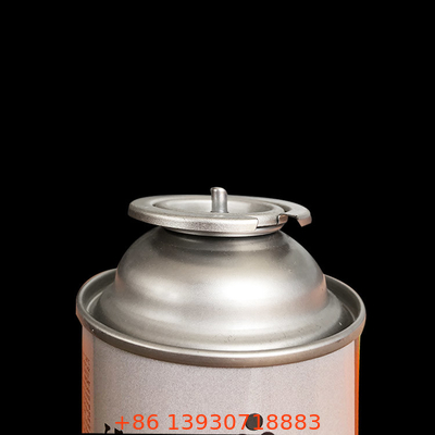 CMYK Printing Refill Small Butane Gas Canister 220g With Valve