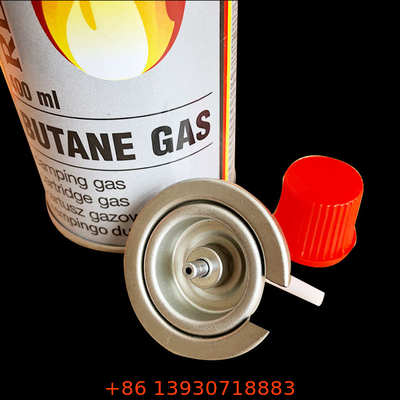 Portable Tinplate PP Butane Propane Gas Valve One Inch For Cassette Stove