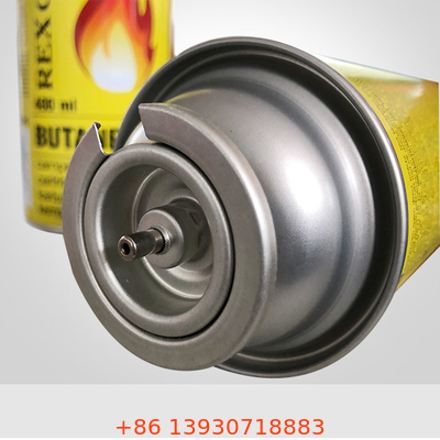 65mm Tinplate Portable Butane Gas Canister For BBQ Gas Stove