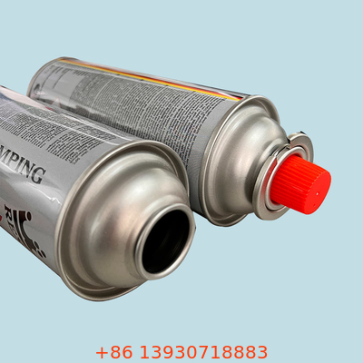 Customized Commercial Butane Gas Valve Red Cover Cassette Gas Stove Valve