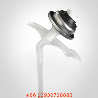 Tube Type One Inch Aerosol Pu Foam Spray Valve With Tube And Cap For Spray Polyurethane Foam Cans