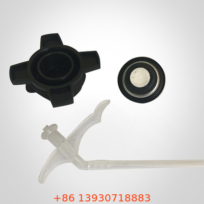 High Strength Tinplate Aerosol Spray Valve Polyurethane Foam Valve With Straw