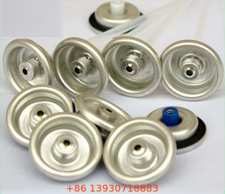 PE Housing Aerosol Gas Can Valve With Dip Tube For Refrigerant