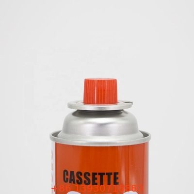 OEM One Inch Butane Camping Gas Furnace Valve 223g With Red Cover For Aerosol Cooking Canister