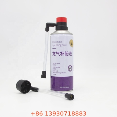 Anti Puncture Aerosol Spray Cap Tyre Sealat Inflator For Fixing Punctures