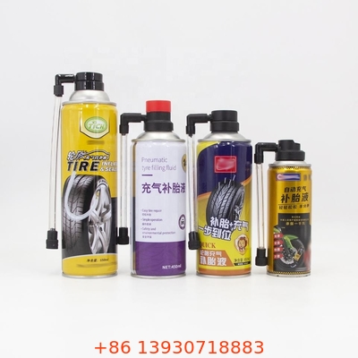Anti Puncture Aerosol Spray Cap Tyre Sealat Inflator For Fixing Punctures