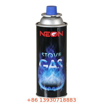 Empty Straight Wall Camping Butane Gas Canister Metal Tin 65mm Diameter