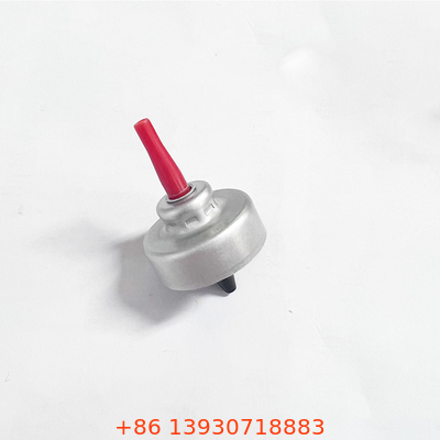 Buna Gasket 20mm Tinplate Butane Gas Filler Valve With Plastic Stem