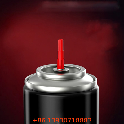 Custom Logo Butane Torch Fill Valve With Adapter Tinplate Mounting Cup