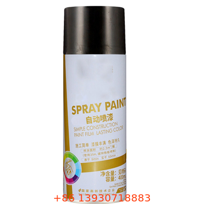 Clear Lacquered Tinplate Spray Paint Valve With PP Laminated Mounting Cup