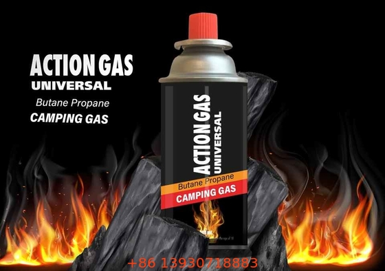 65 X 158 Mm Butane Gas Cylinder for Industrial with Customizable Logo