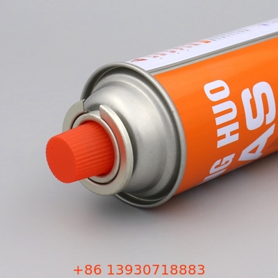 65 X 158 Mm Butane Gas Cylinder for Industrial with Customizable Logo