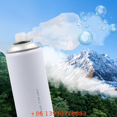 Oxygen  Cylinder Spray Can Valve And Mask With Cap Lightweight