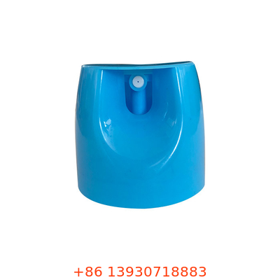 Customizable Blue Color Spray Actuators / Aerosol Overcaps 52mm