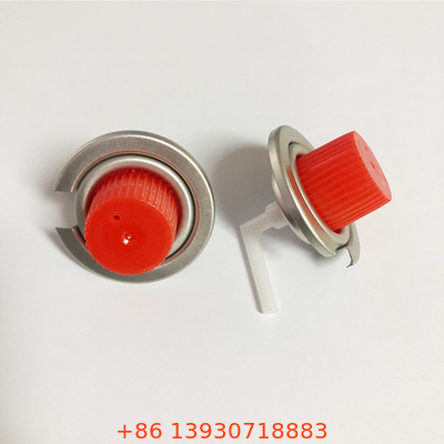 Red Cover Gas Canister Valves 1inch Control Valve For Outdoor Gas Stove