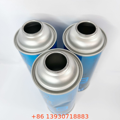 Metal Self-Closing Butane Gas Tank with Pressure Relief Valve