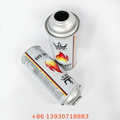 Metal Self-Closing Butane Gas Tank with Pressure Relief Valve