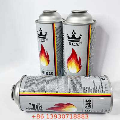 Tinplate Butane Gas Tank with CMYK 4 Color and Panton Color 1 X Canister