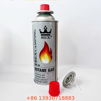 CMYK Printing Mini 220g Butane Gas Cartridge For Camping Bbq