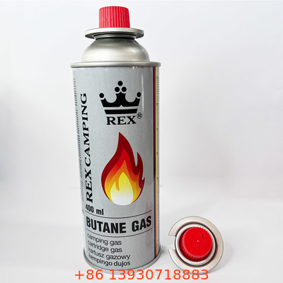 CMYK Printing Mini 220g Butane Gas Cartridge For Camping Bbq