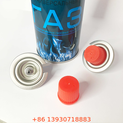 Outdoor Mini Portable Butane Gas Canister  65mm Straight Wall Shape