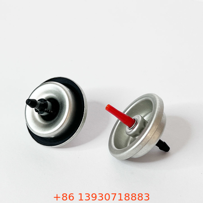 Metal &amp; Plastic Gas Refill Valve with Red Plastic Butane Gas Stem