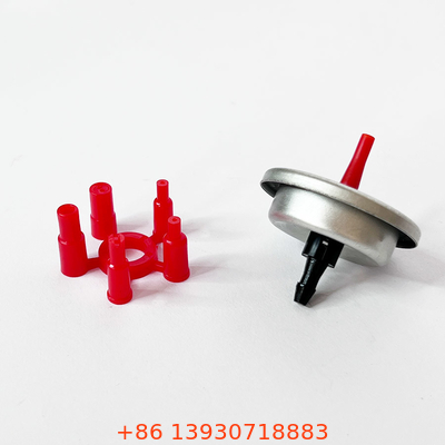 Inverted Housing Gas Lighter Refill Valve with Down Dimples Fitting